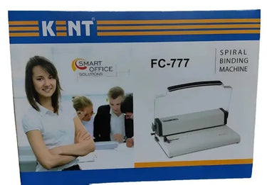 Kent Spiral Binding Machine 777 – Heavy-Duty Manual Spiral Binder for Office & Commercial Use.